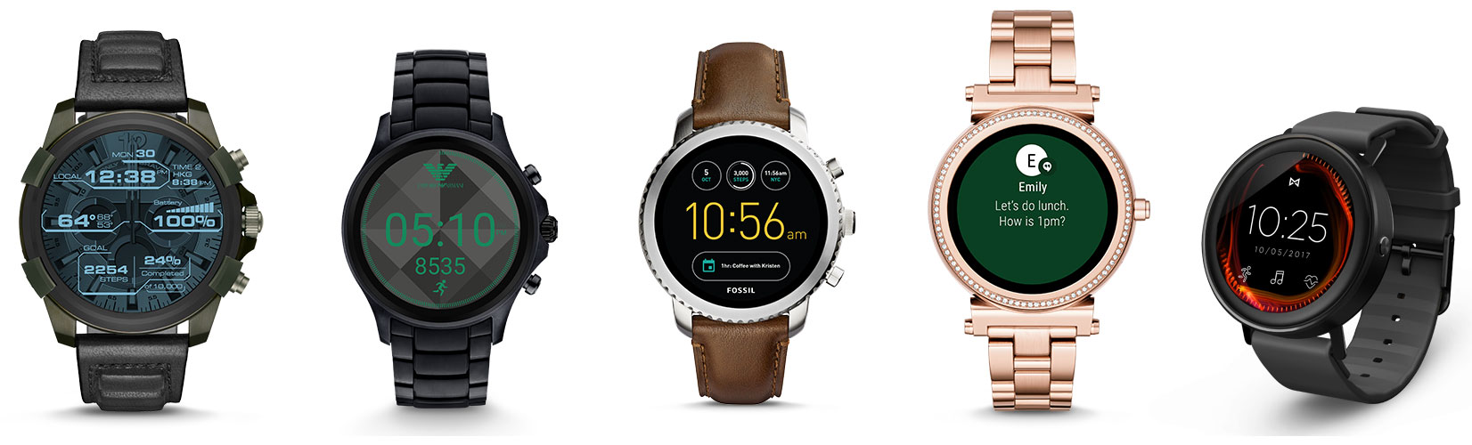 Fossil Group releases new full-round touchscreen smartwatches for Diesel, Emporio Armani, Fossil Q, Michael Kors and Misfit